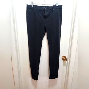 Liverpool Women's Stretch Denim Black Pants Mid Rise Pants Size 14/32